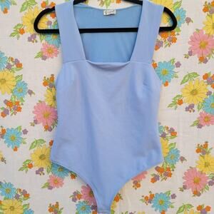 Free people intimates sky blue body suit